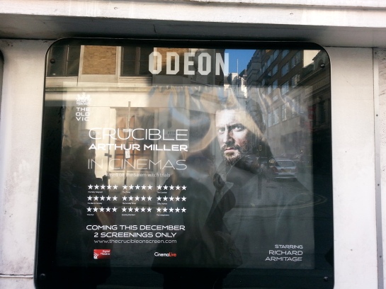 First Crucible cinema screening poster i've seen in town  :-)